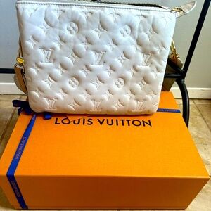 Louis Vuitton White Quilted Bag
